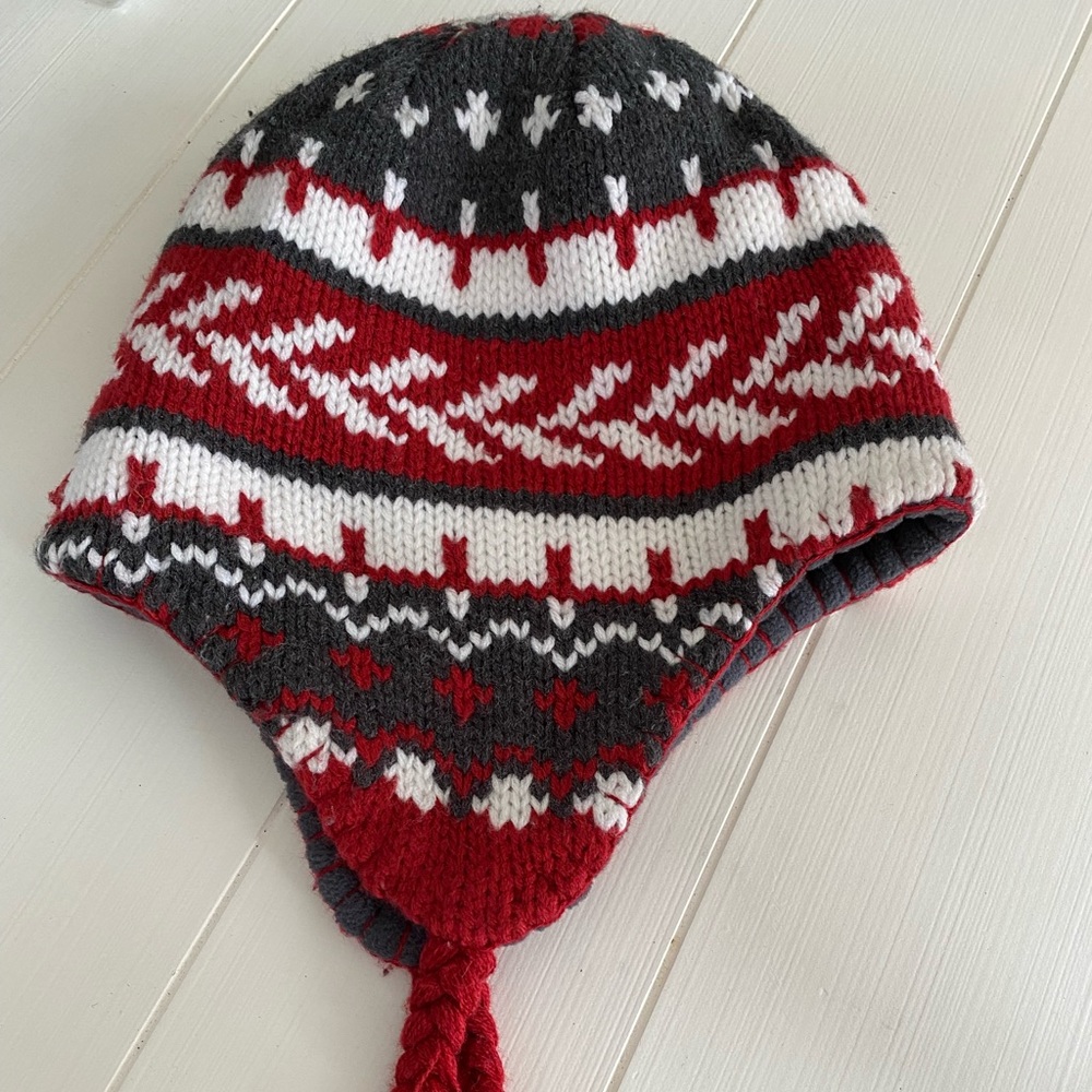 LL Bean fleece lined knit hat